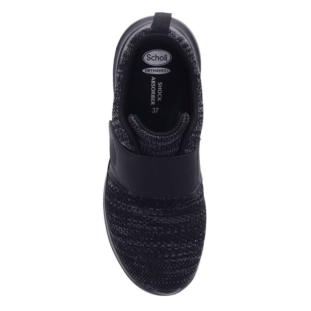 Valerie Velcro Sneaker - Black