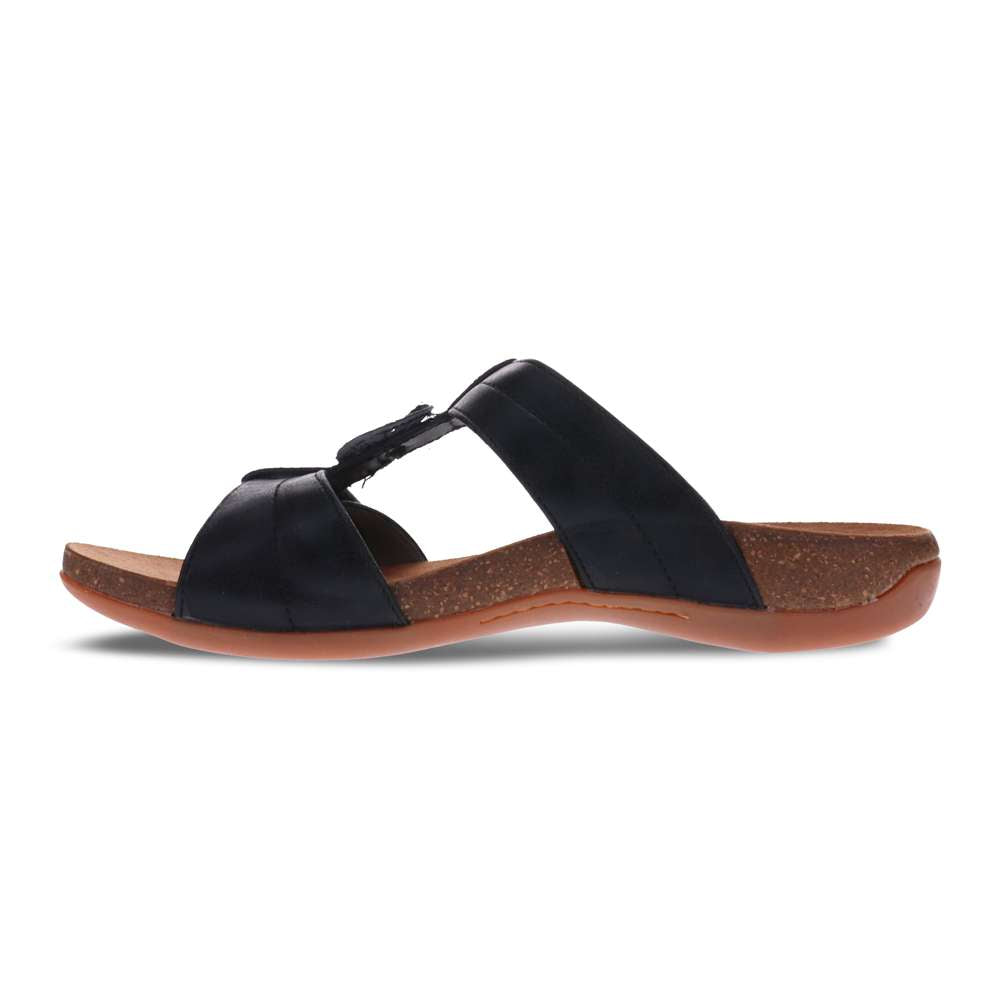 Alison Slide Sandal - Black