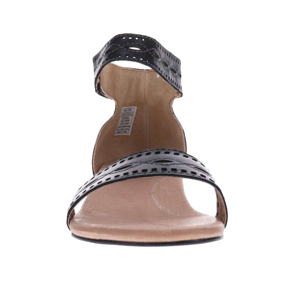 Gail Closed Heel Sandal - Black