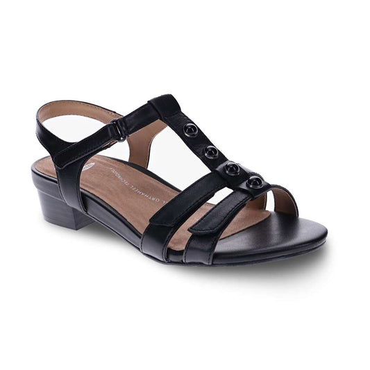 Gina Backstrap Sandal - Black