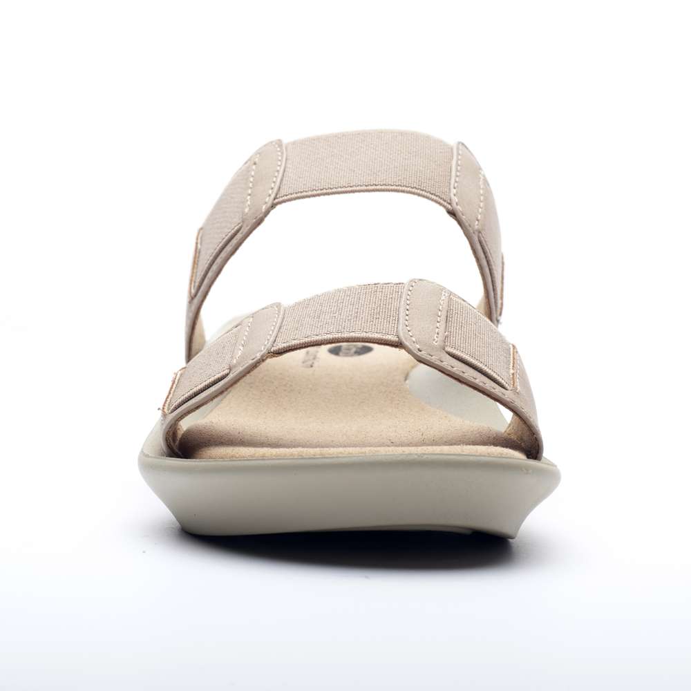 Kamara (LS4879) Slide Sandal - Taupe