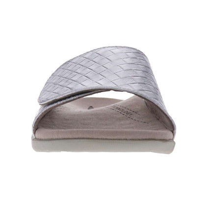 Samos Weave Slide Sandal - Silver