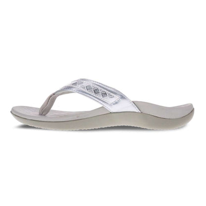 Selena Toe Post Sandal - Silver
