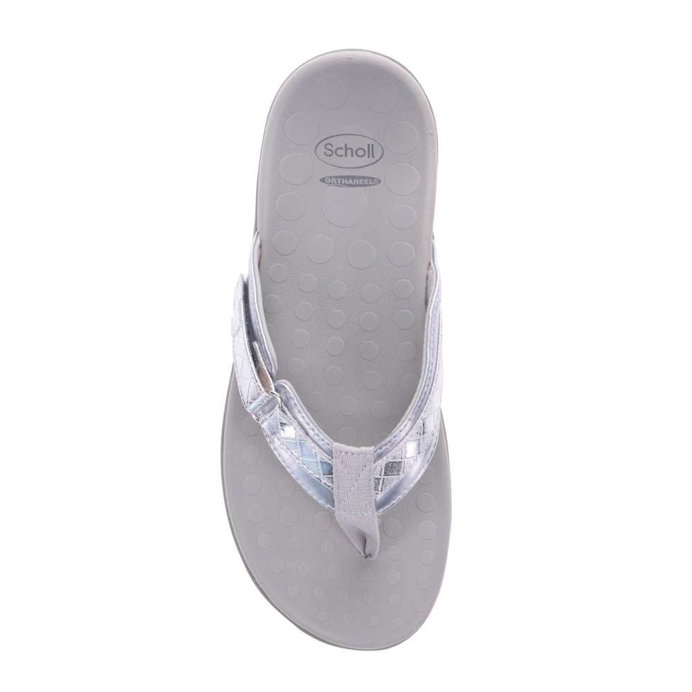 Selena Toe Post Sandal - Silver