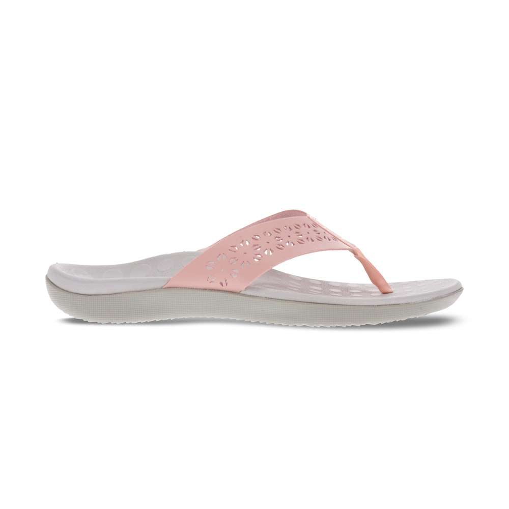 Spangle Toe Post Sandal - Dusty Pink
