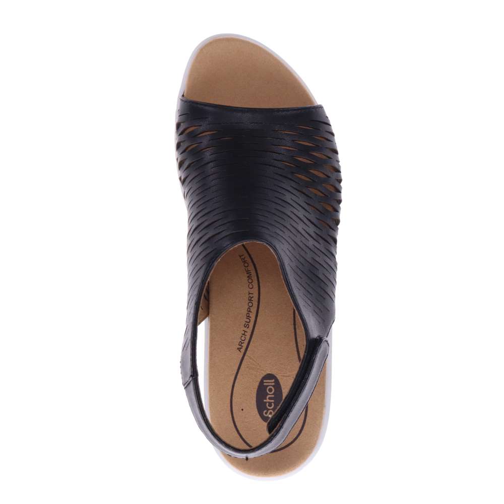 Tulsa Wedge Sandal - Black