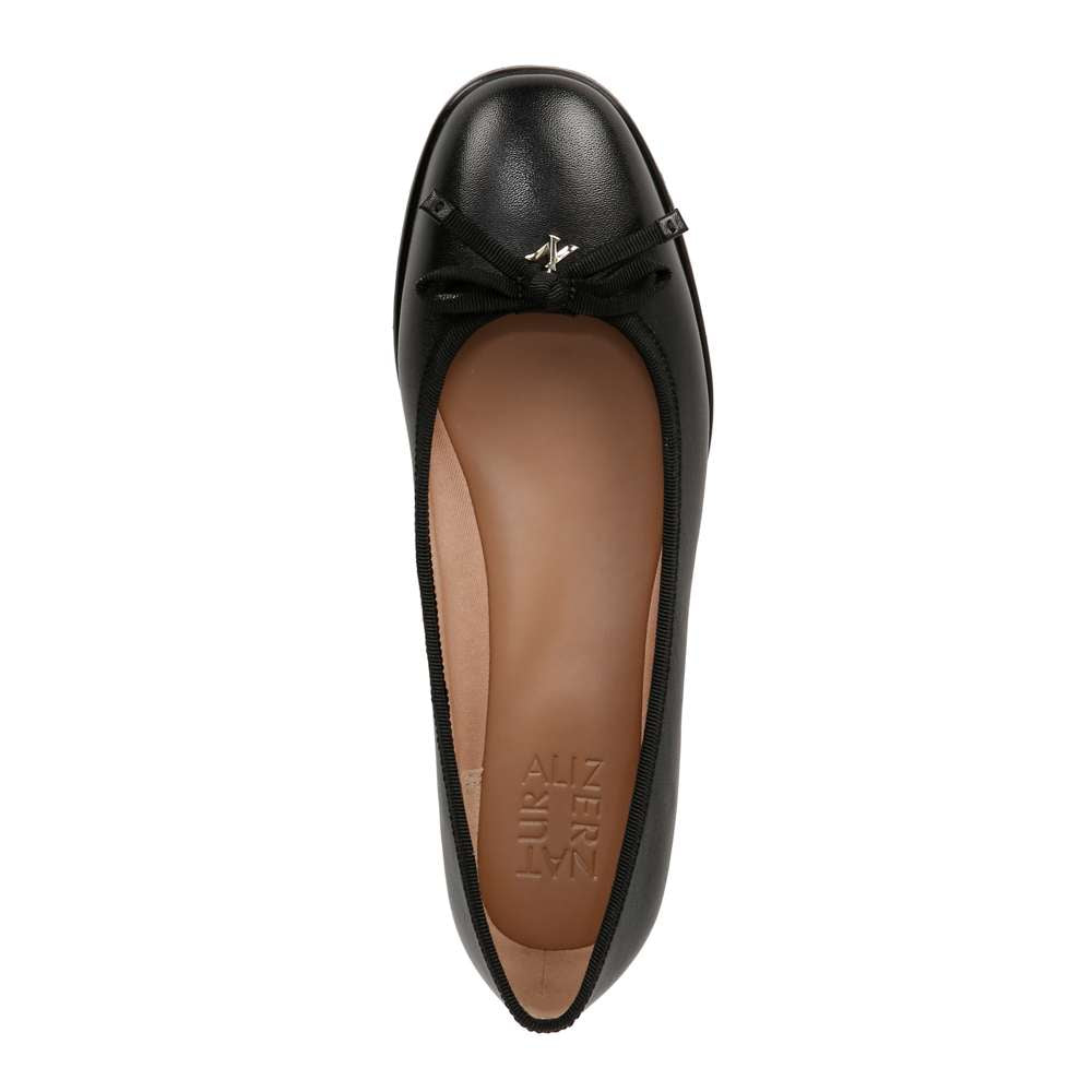 Essential Flat - Black Leather