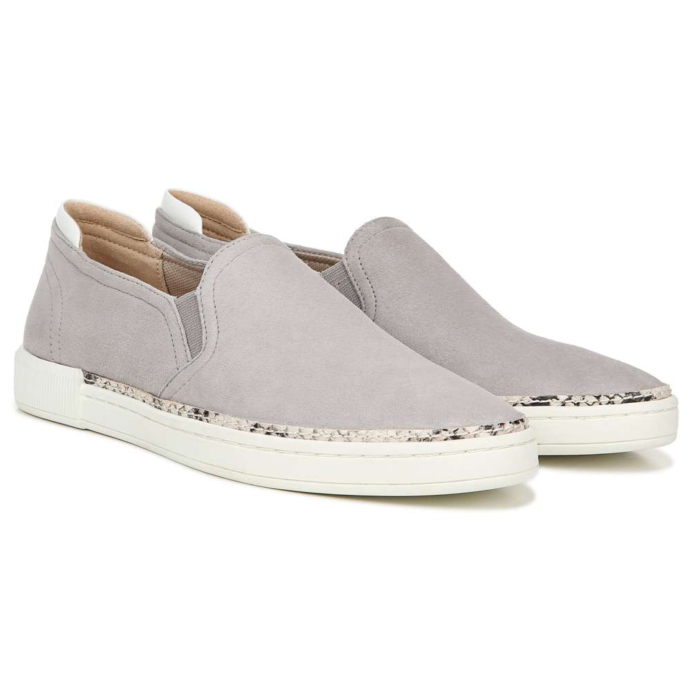Jade Slip-On Sneaker - Ice Grey Suede