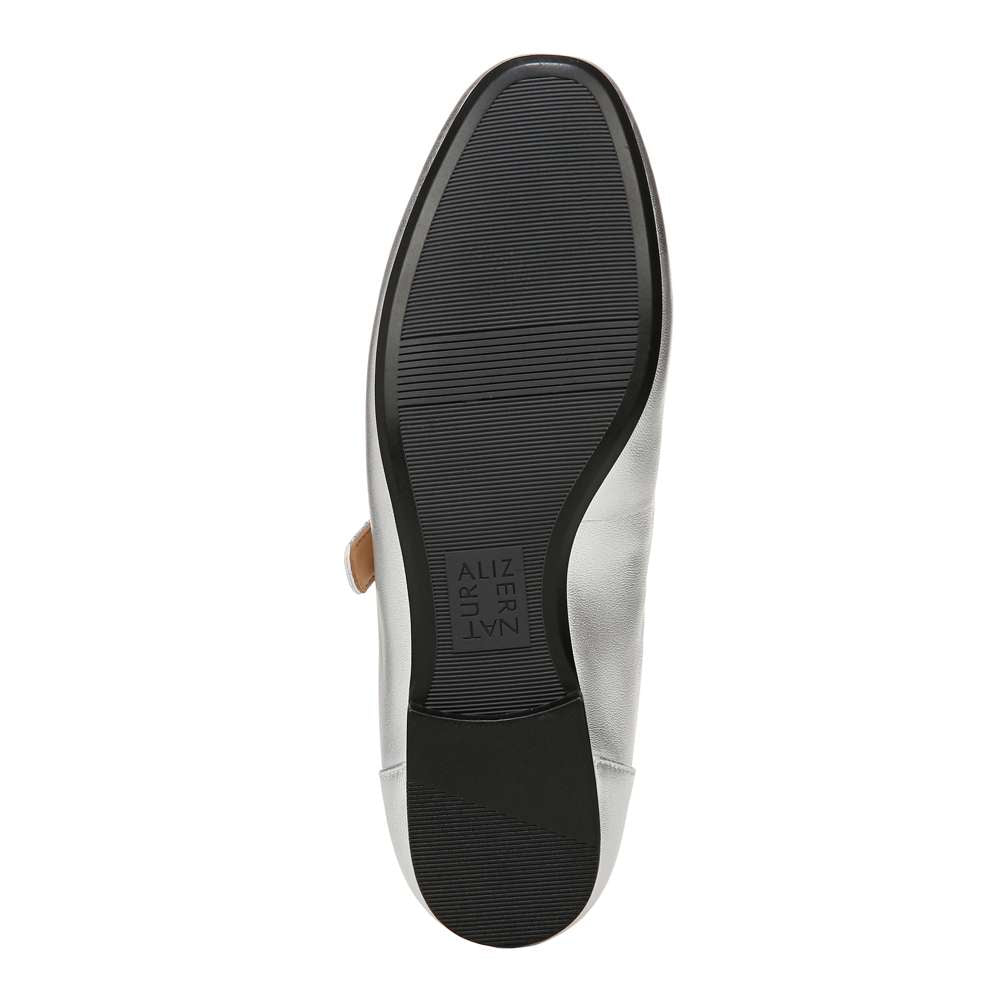 Kelly Mary Jane Flat - Silver