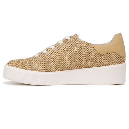 Morrison 2.0 Lace Up Sneaker - Tan Raffia Fabric