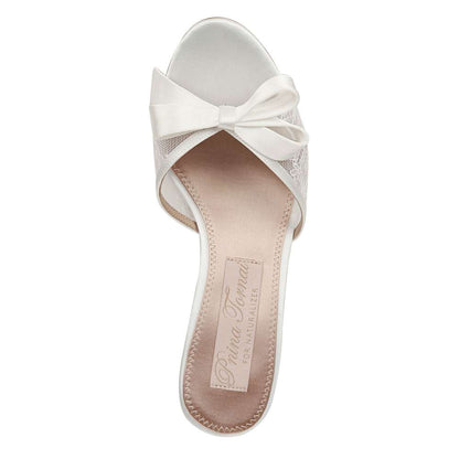 Alhubu Dress Sandal - Silk White Satin