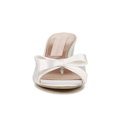 Alhubu Dress Sandal - Silk White Satin