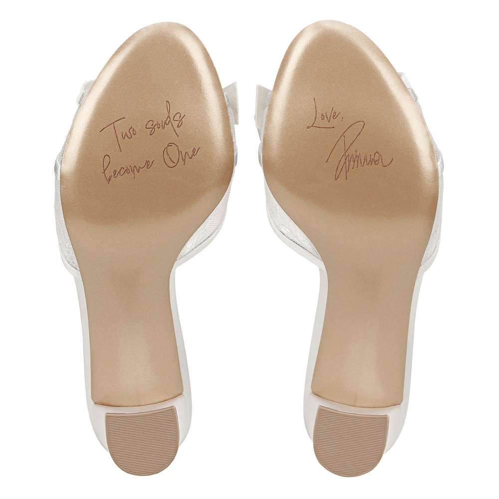 Alhubu Dress Sandal - Silk White Satin