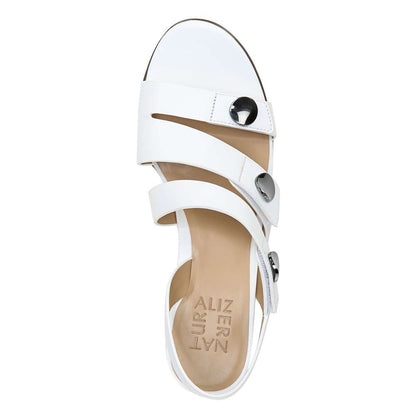 Alicia Heeled Sandal - White