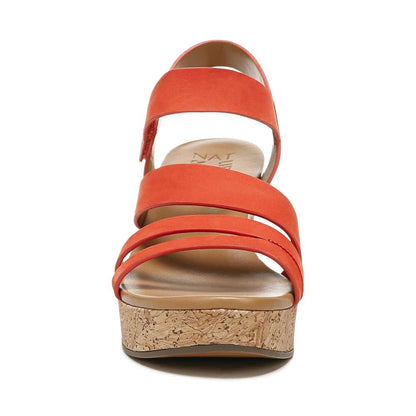 Cynthia Wedge Sandal - Melon Sorbet