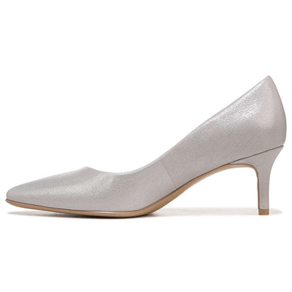 Everly Kitten Heel - Stone Metallic