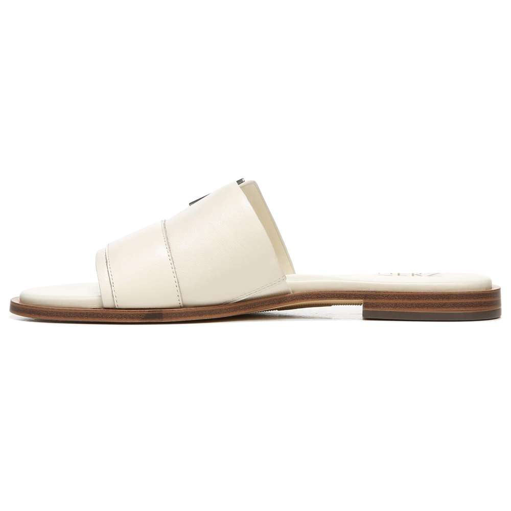Faryn Slide Sandal - Pale Ivory