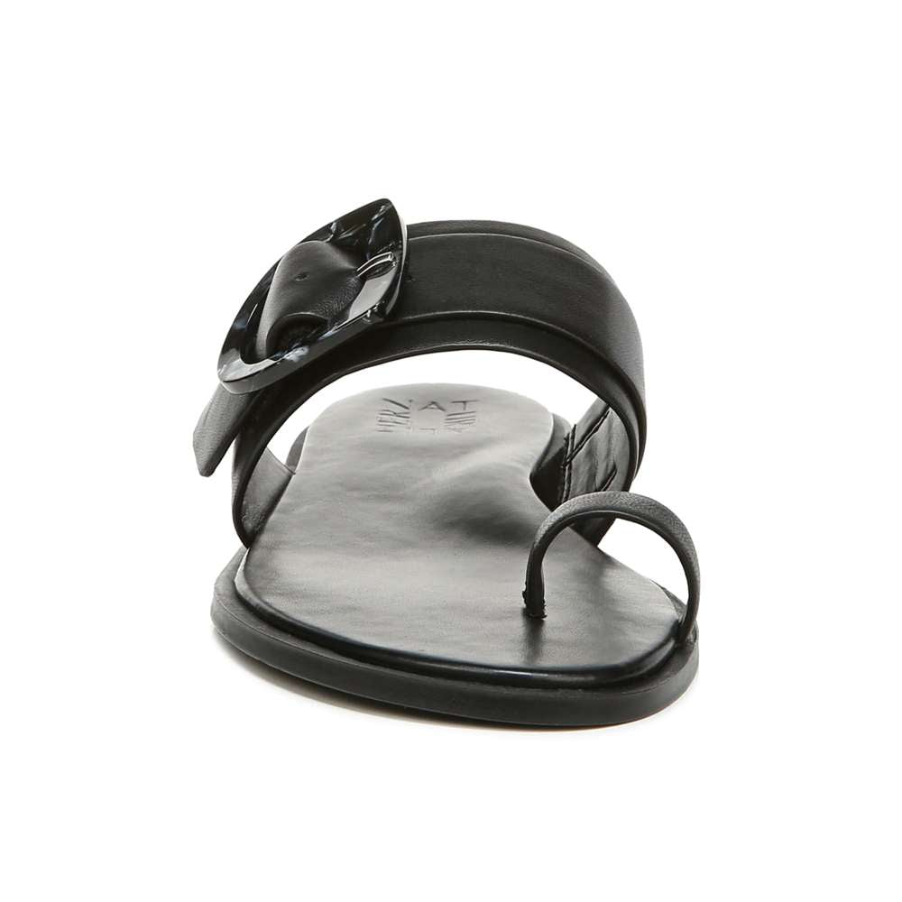 Finola Sandal - Black Leather