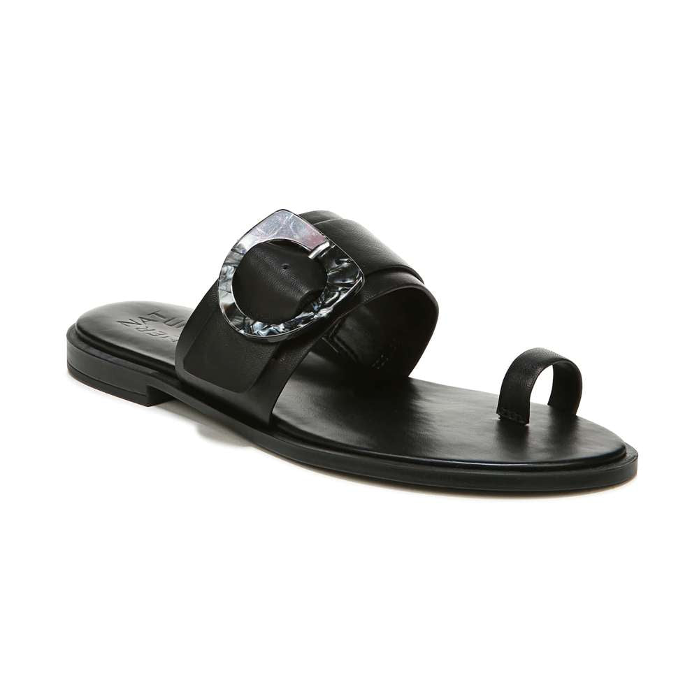 Finola Sandal - Black Leather