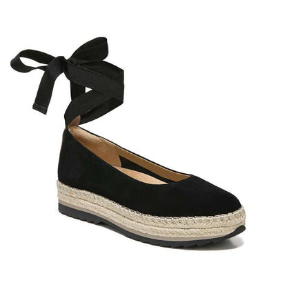 Impress Espadrille Flat - Black