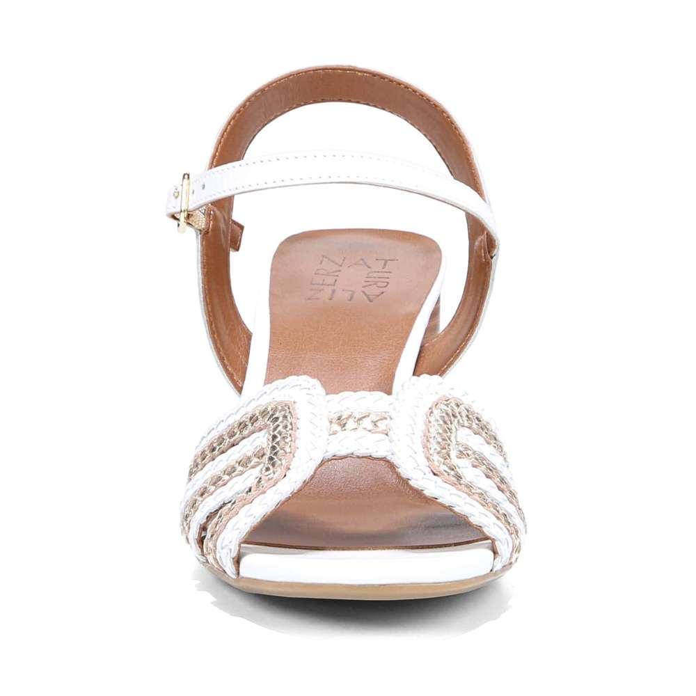 Kingston Heeled Sandal - White Multi