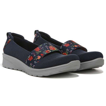 Gracie Slip-On Loafer - Navy Floral