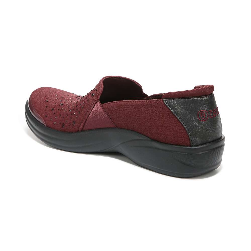 Poppyseed Slip-On - Windsor Red Rhinestone