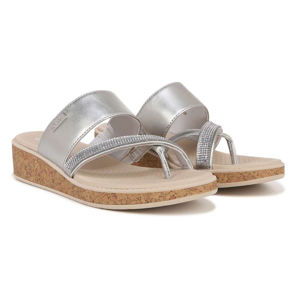 Bora Bright Sandal - Silver Metallic