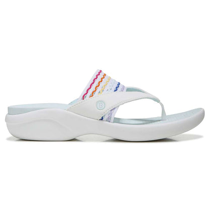 Cabana Flip-Flop Sandal - White Rainbow