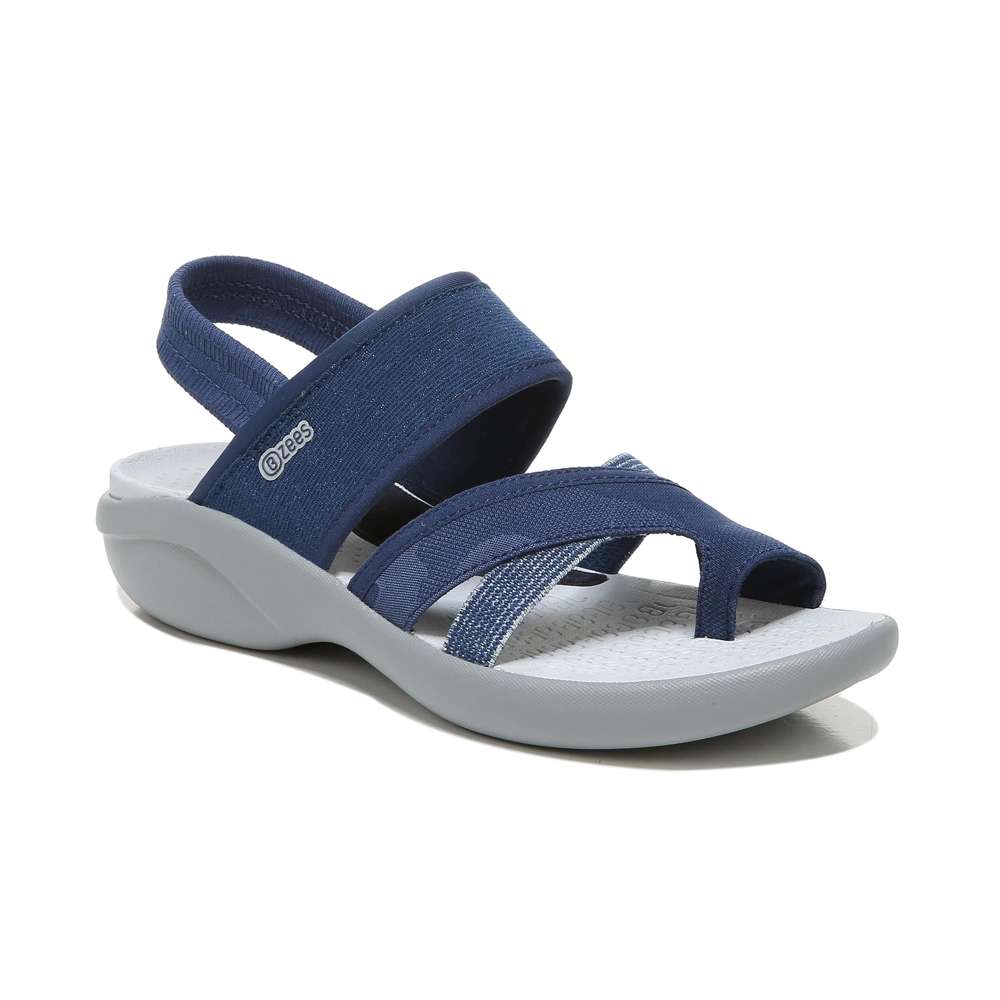 Call Me Sandal - Navy Fabric