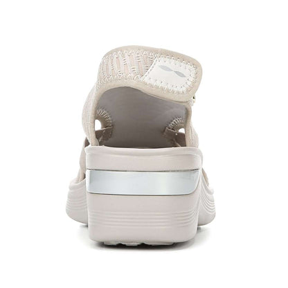 Dream Wedge Sandal - Beige Sheer