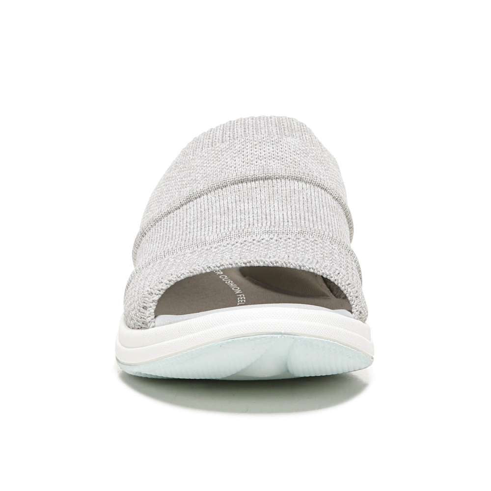 Iconic Slide - Oyster/Silver Smoke