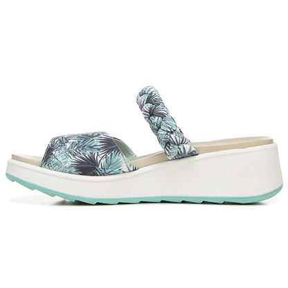 New Wave Slide Sandal - Green Leaf