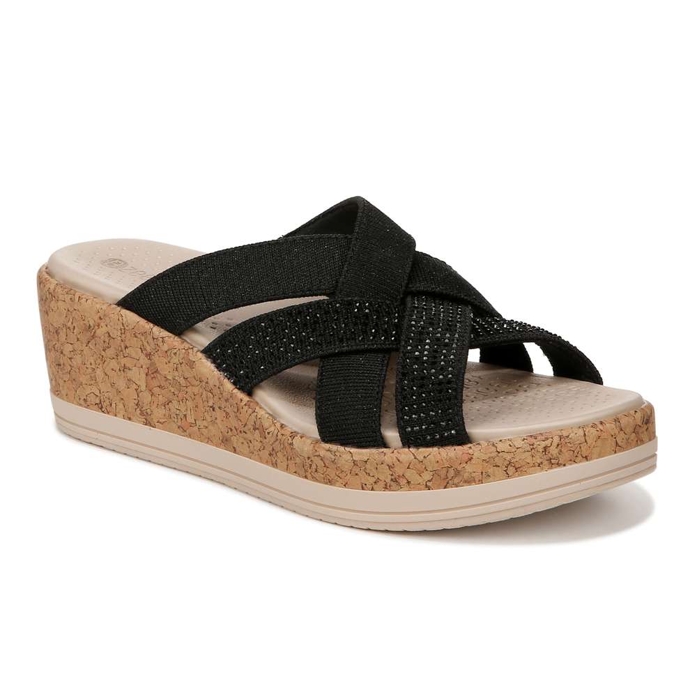 Reign Wedge Sandal - Black