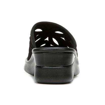 Susie Wedge Sandal - Black