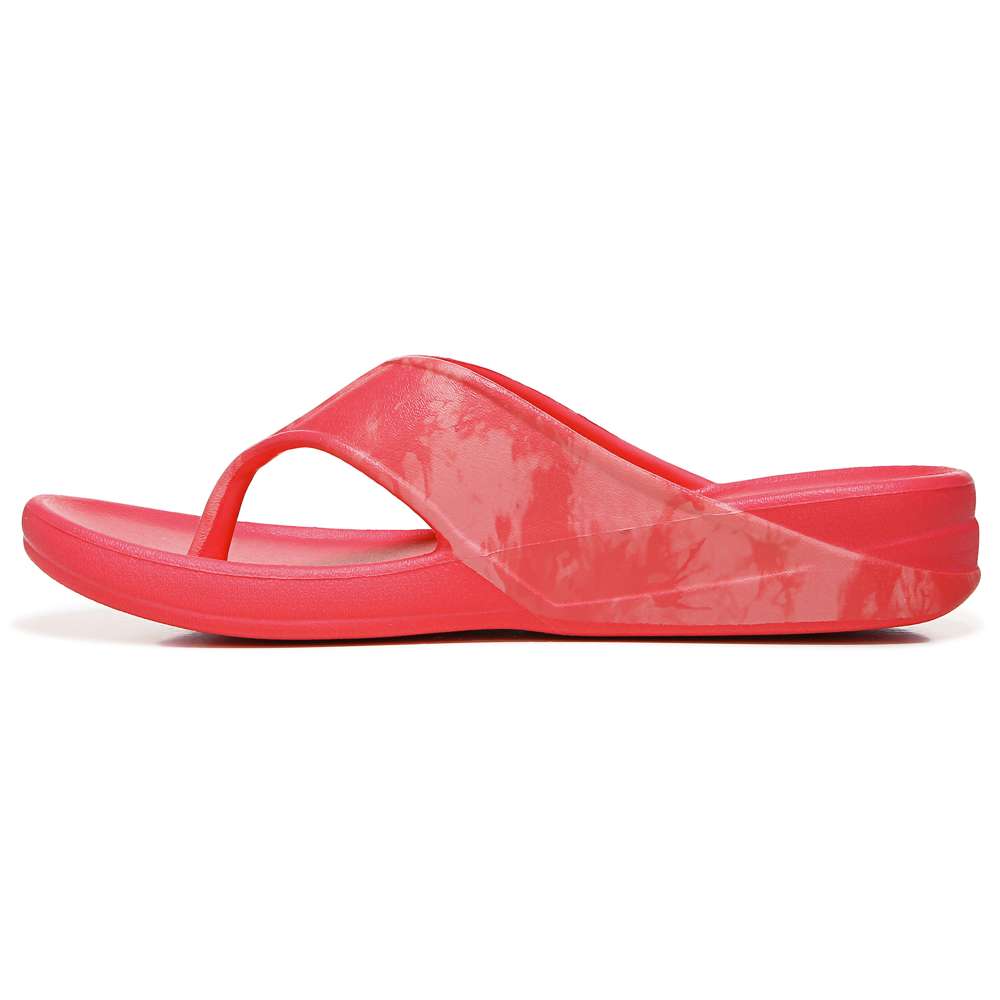 Villa Print Flip Flop Sandal - Pink