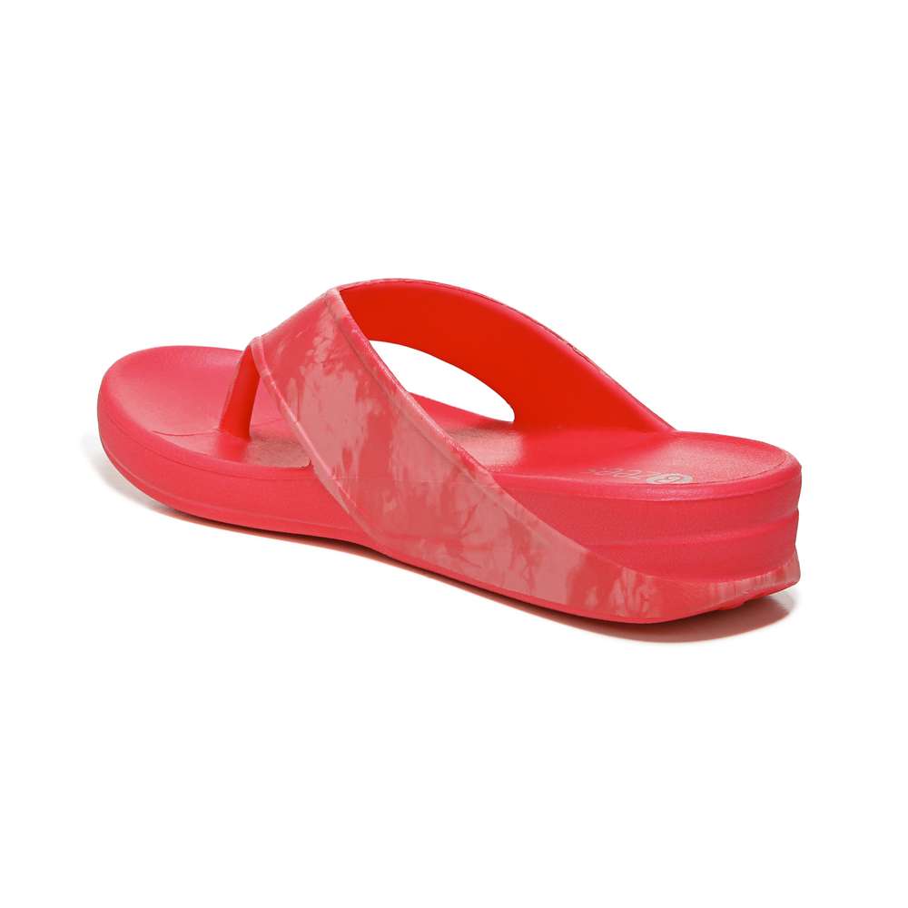 Villa Print Flip Flop Sandal - Pink