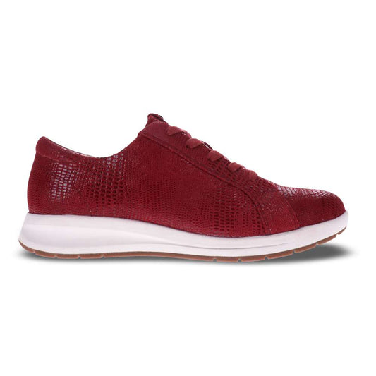 Athens Lace-Up Sneaker - Cherry Lizard