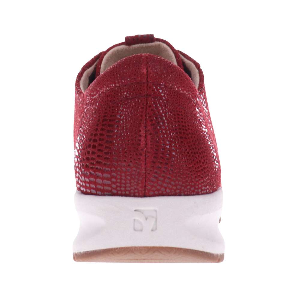 Athens Lace-Up Sneaker - Cherry Lizard