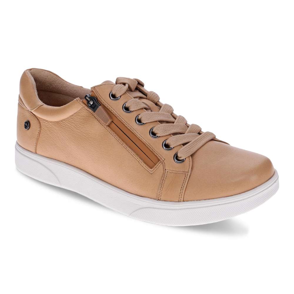 Brisbane Zip Casual Sneaker - Fawn
