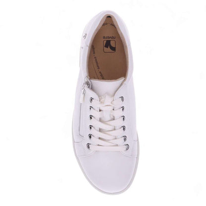 Brisbane Zip Casual Sneaker - White