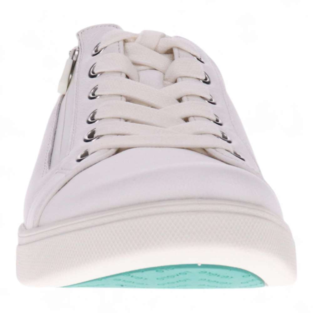 Brisbane Zip Casual Sneaker - White