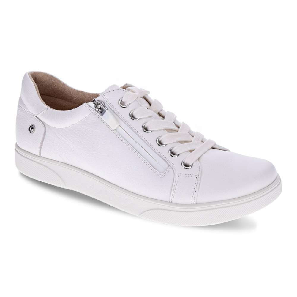 Brisbane Zip Casual Sneaker - White
