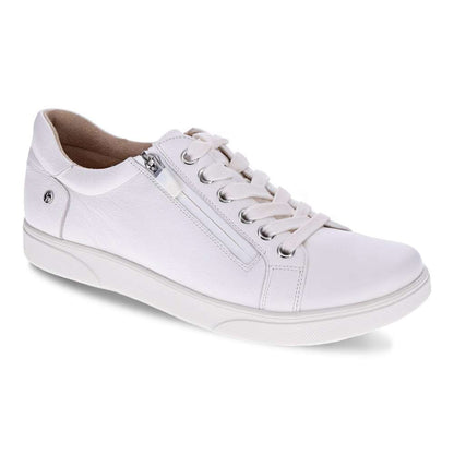 Brisbane Zip Casual Sneaker - White