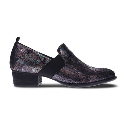 Budapest Shootie - Black Metallic Python