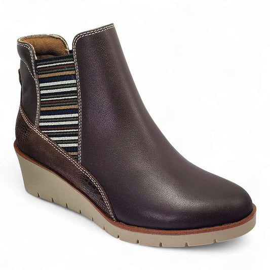 Galway Wedged Boot - Espresso