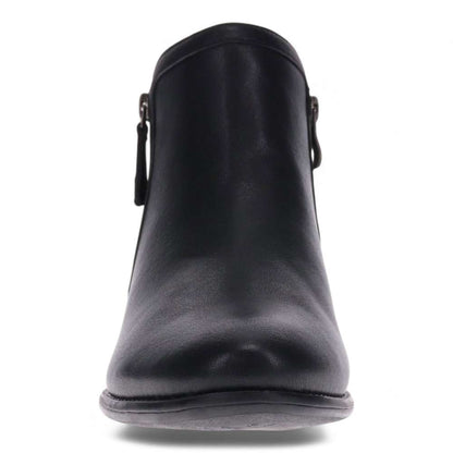 Houston Heeled Zip Boot - Black
