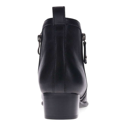 Houston Heeled Zip Boot - Black