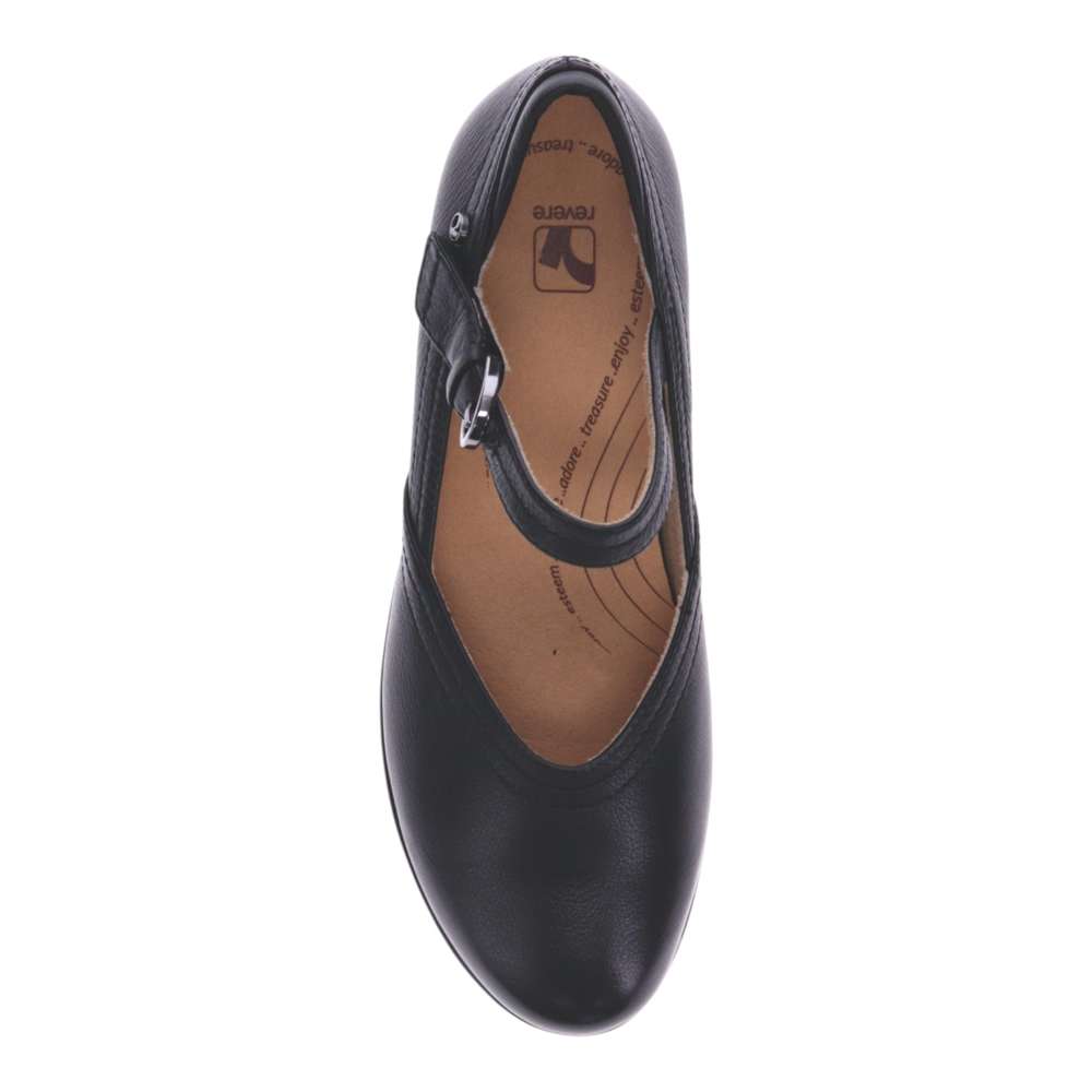 Narita Mary-Jane Flats - Black