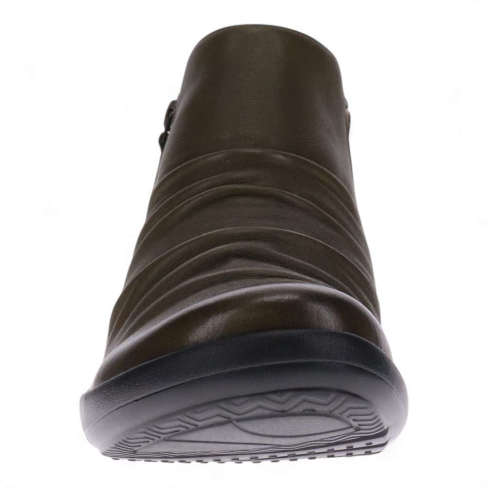 Salzburg Zip Ankle Boot - Olive